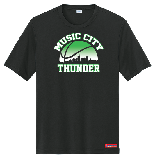 NWBA Officially Licensed - Music City Thunder - Men's - T-Shirt - Performance