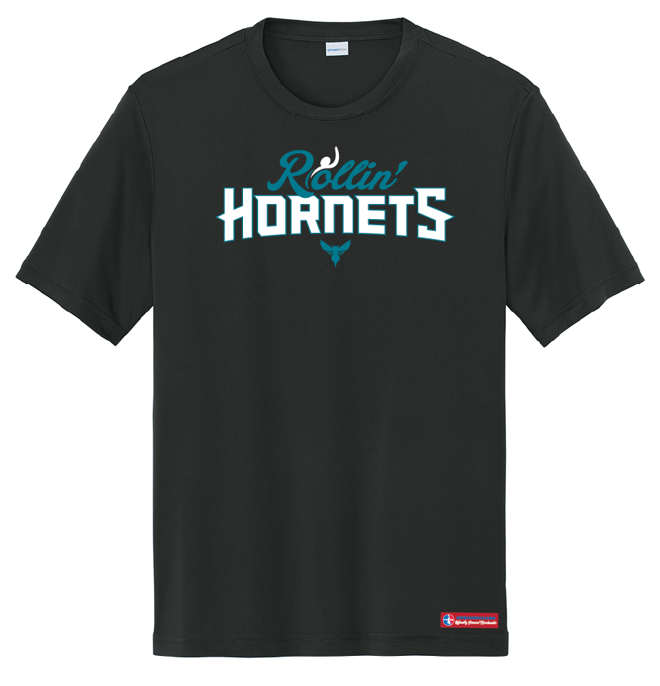 NWBA Officially Licensed - Rollin' Hornets - Men's - T-Shirt - Performance