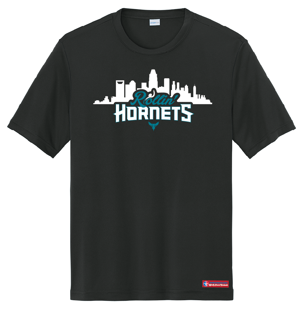 NWBA Officially Licensed - Rollin' Hornets - Men's - T-Shirt - Performance