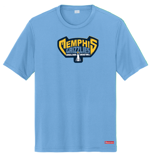 NWBA Officially Licensed - Memphis Rollin' Grizzlies - Youth - T-Shirt - Performance