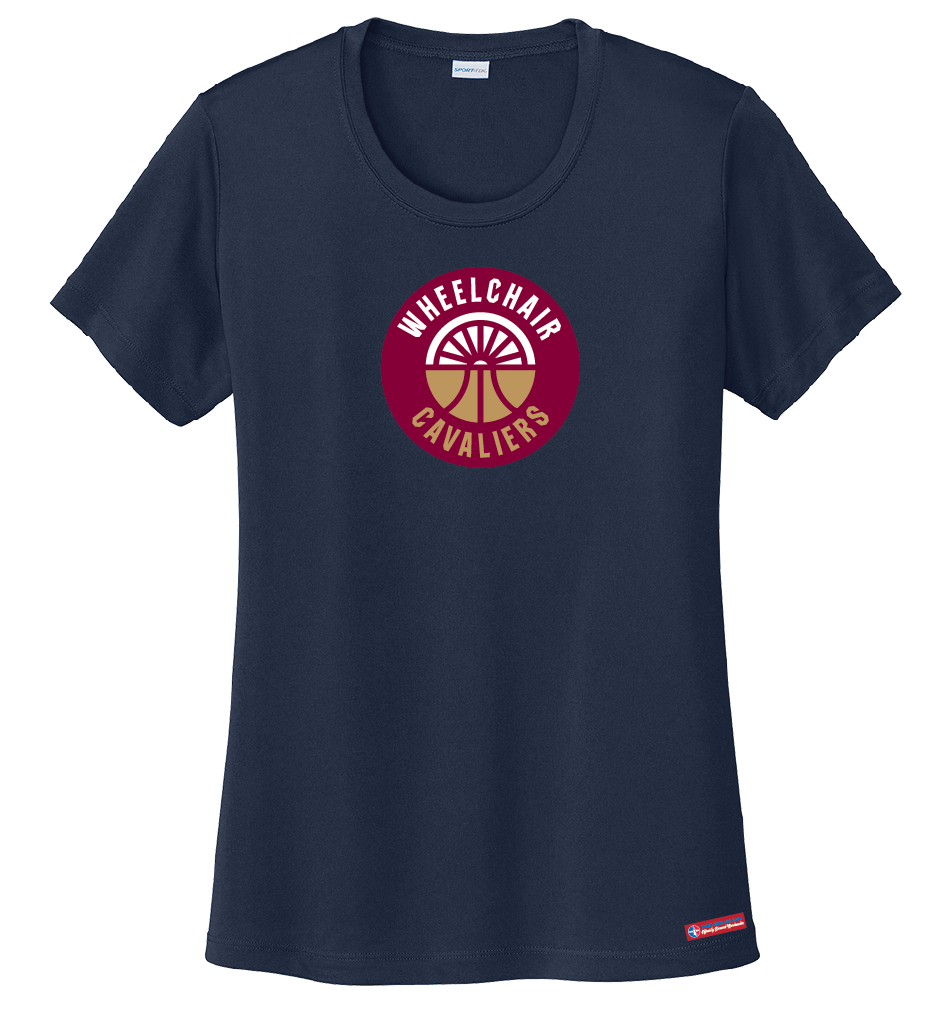 NWBA Officially Licensed - Cleveland Wheelchair Cavaliers - Women's - T-Shirt - Performance