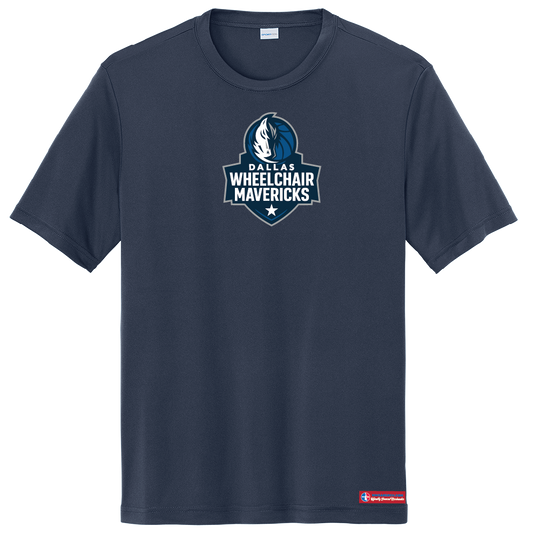 NWBA Officially Licensed - Dallas Wheelchair Mavericks - Men's - T-Shirt - Performance