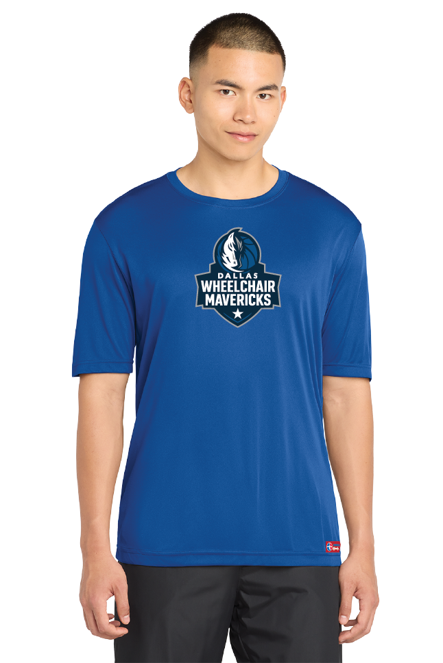 NWBA Officially Licensed - Dallas Wheelchair Mavericks - Men's - T-Shirt - Performance