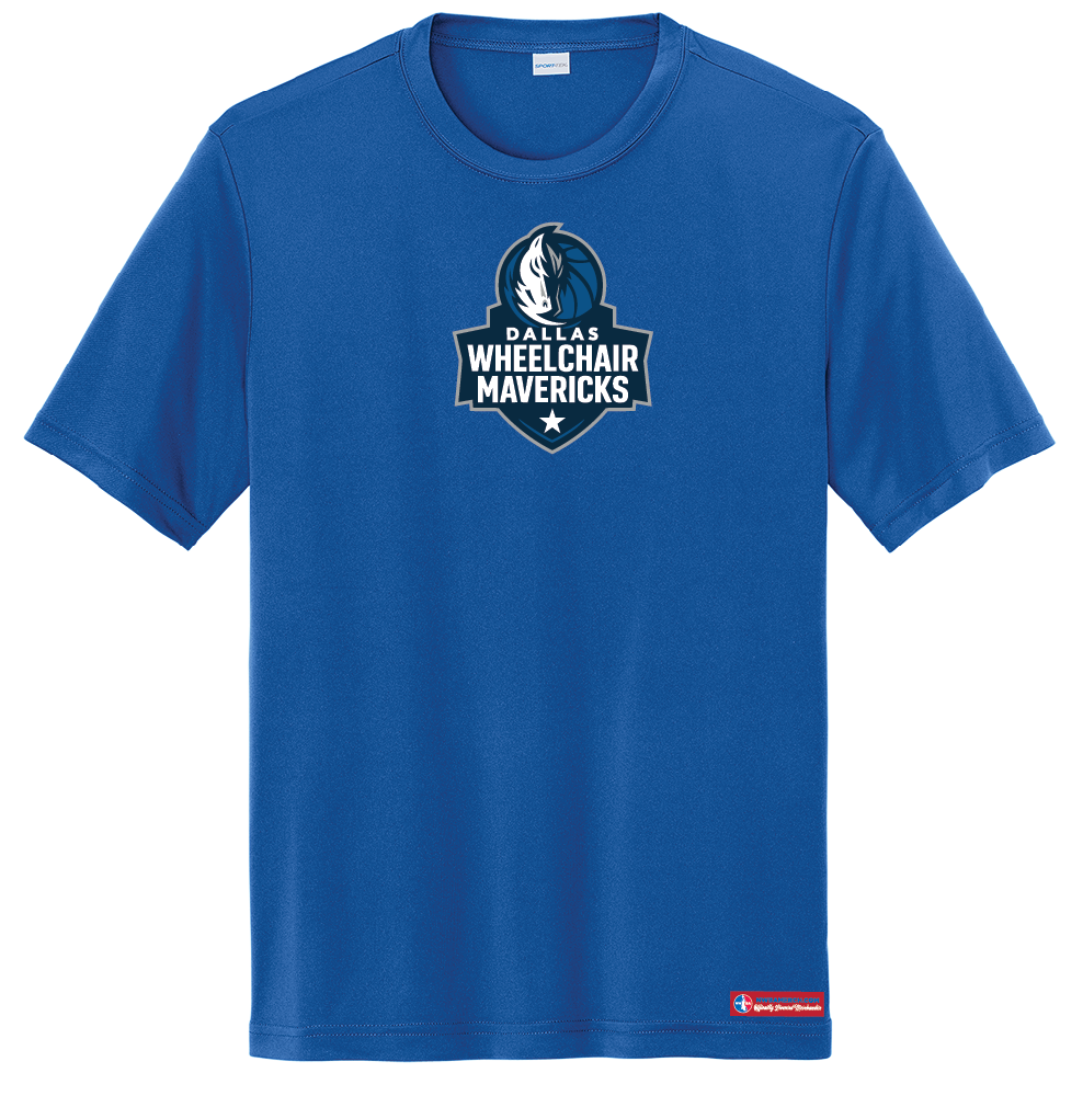 NWBA Officially Licensed - Dallas Wheelchair Mavericks - Men's - T-Shirt - Performance