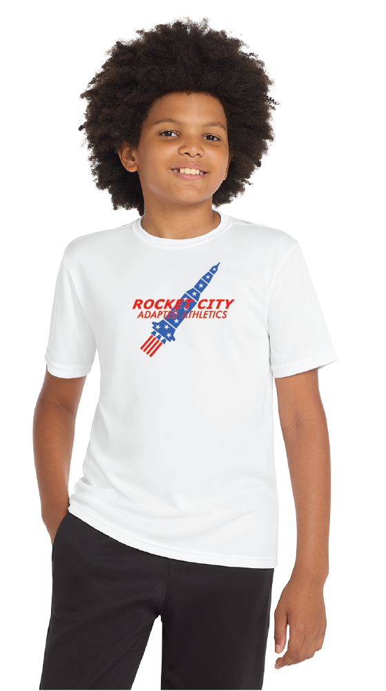 NWBA Officially Licensed - Rocket City Rockets 250 USA EDITION - Youth - T-Shirt - Performance