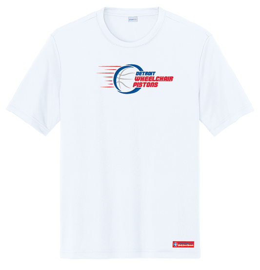 NWBA Officially Licensed - Detroit Wheelchair Pistons - Men's - T-Shirt - Performance