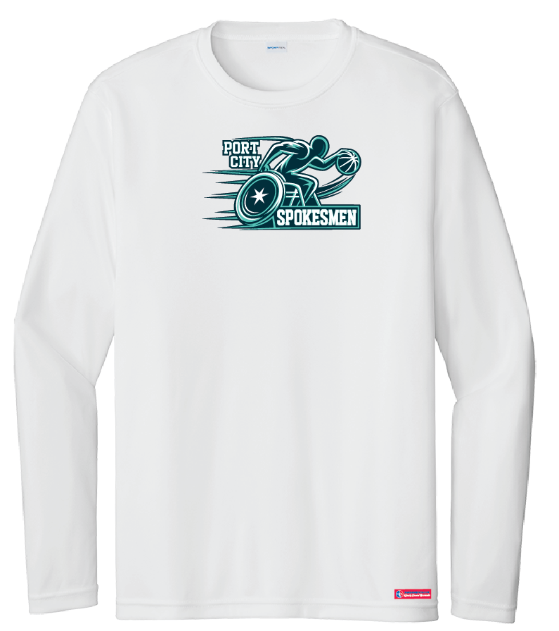 NWBA Officially Licensed - Port City Spokesmen - Men's - L/S T-Shirt - Performance
