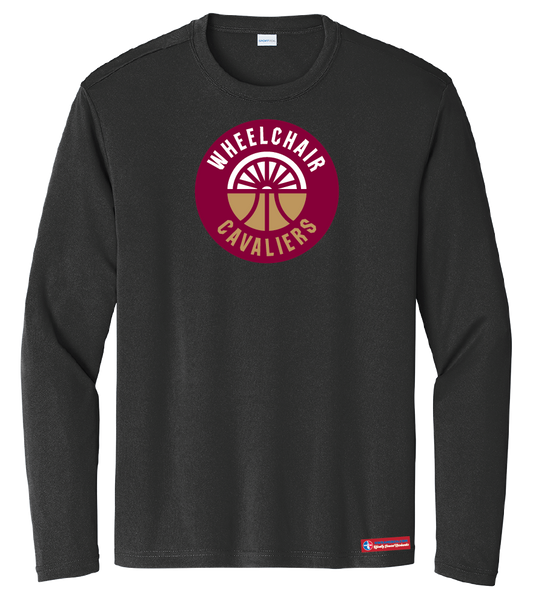 NWBA Officially Licensed - Cleveland Wheelchair Cavaliers - Men's - L/S T-Shirt - Performance