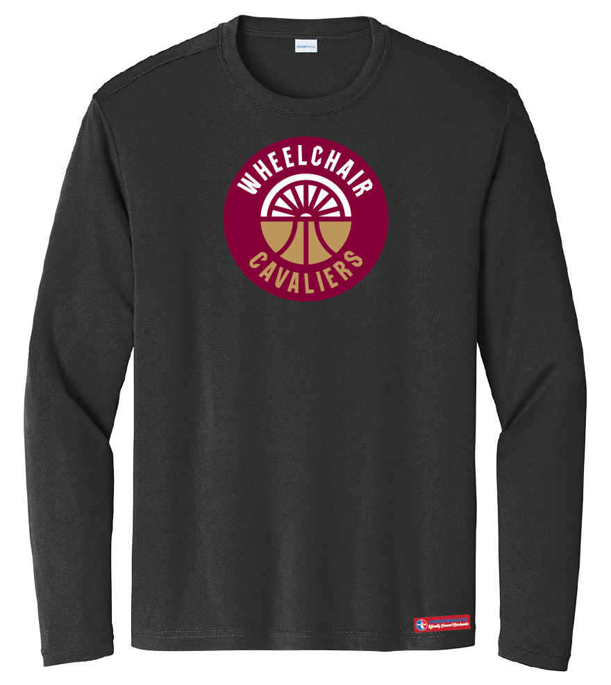 NWBA Officially Licensed - Cleveland Wheelchair Cavaliers - Youth - L/S T-Shirt - Performance