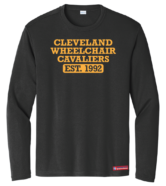 NWBA Officially Licensed - Cleveland Wheelchair Cavaliers - Youth - L/S T-Shirt - Performance