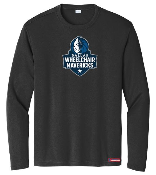 NWBA Officially Licensed - Dallas Wheelchair Mavericks - Youth - L/S T-Shirt - Performance