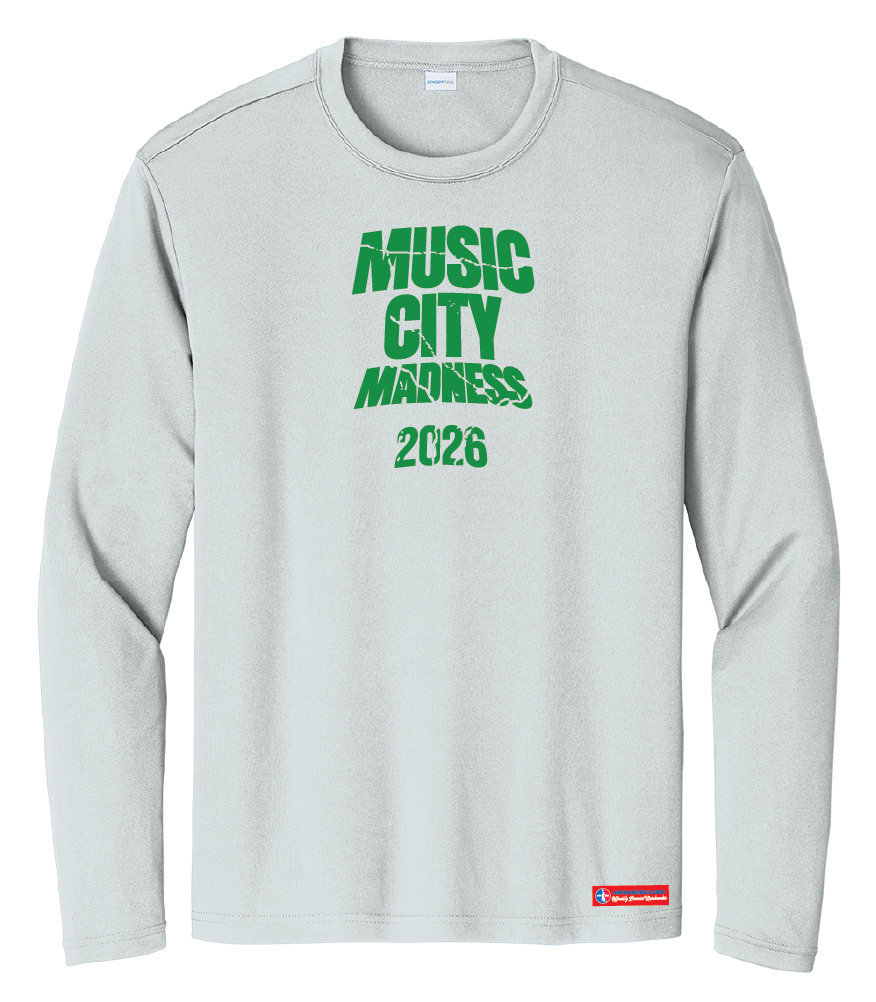 NWBA Officially Licensed - 2026 Music City Madness - Men's - L/S T-Shirt - Performance