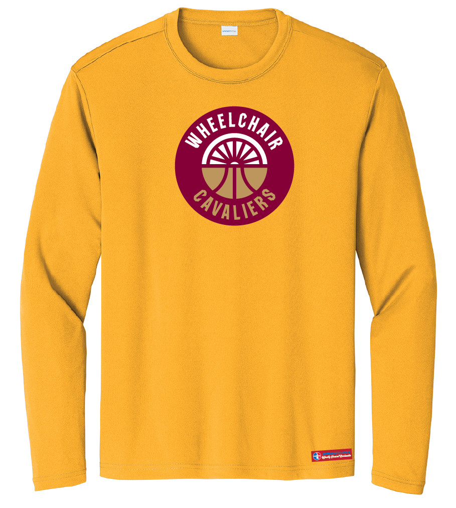 NWBA Officially Licensed - Cleveland Wheelchair Cavaliers - Men's - L/S T-Shirt - Performance