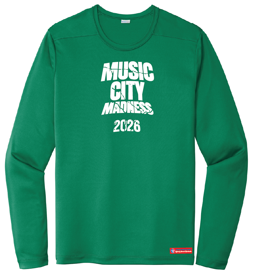 NWBA Officially Licensed - 2026 Music City Madness - Men's - L/S T-Shirt - Performance