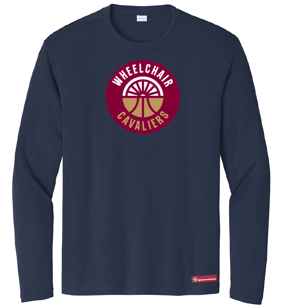 NWBA Officially Licensed - Cleveland Wheelchair Cavaliers - Men's - L/S T-Shirt - Performance