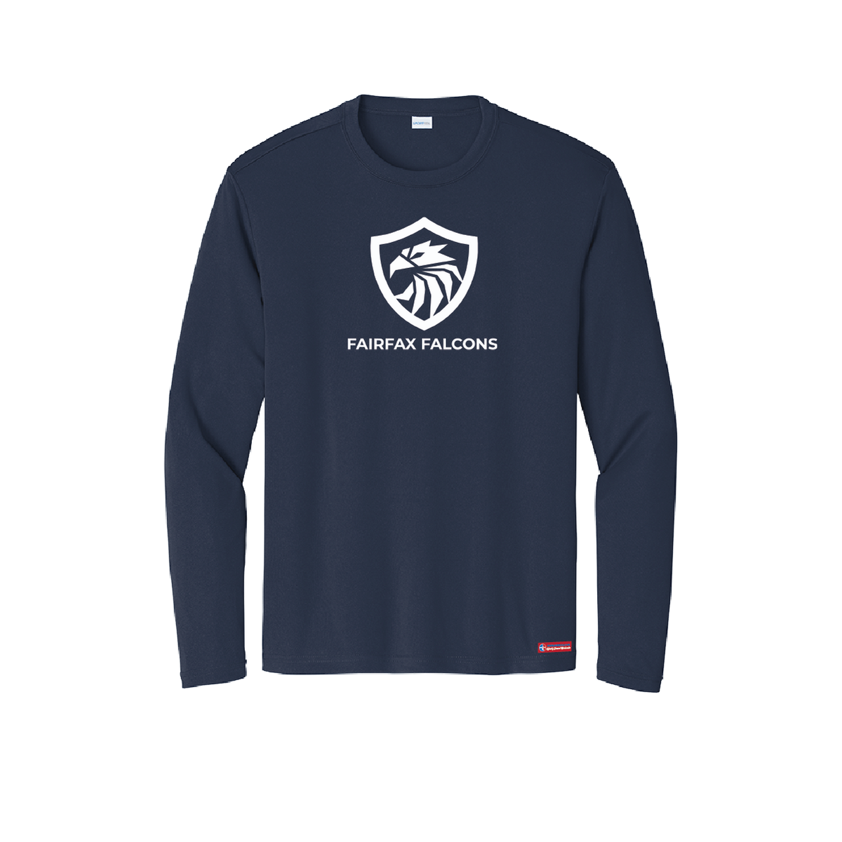 NWBA Officially Licensed - Fairfax Falcons - Youth L/S Performance T-Shirt