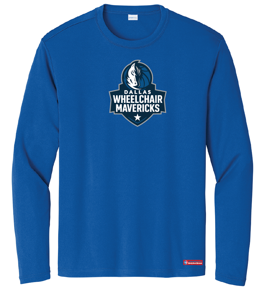 NWBA Officially Licensed - Dallas Wheelchair Mavericks - Youth - L/S T-Shirt - Performance