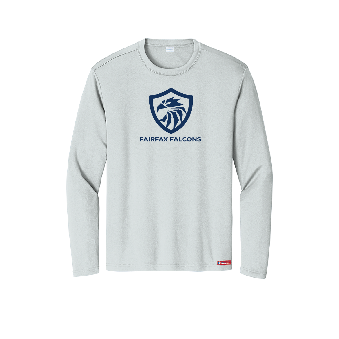 NWBA Officially Licensed - Fairfax Falcons - Youth L/S Performance T-Shirt
