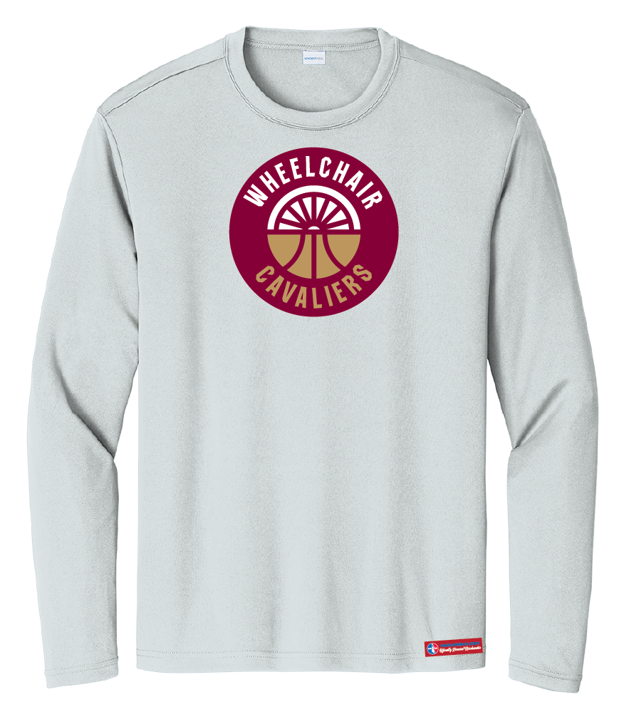 NWBA Officially Licensed - Cleveland Wheelchair Cavaliers - Youth - L/S T-Shirt - Performance