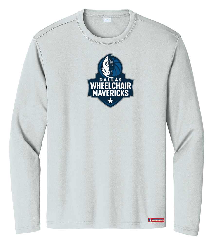 NWBA Officially Licensed - Dallas Wheelchair Mavericks - Men's - L/S T-Shirt - Performance