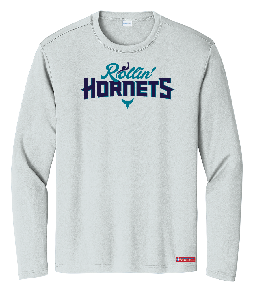 NWBA Officially Licensed - Rollin' Hornets - Men's - L/S T-Shirt - Performance
