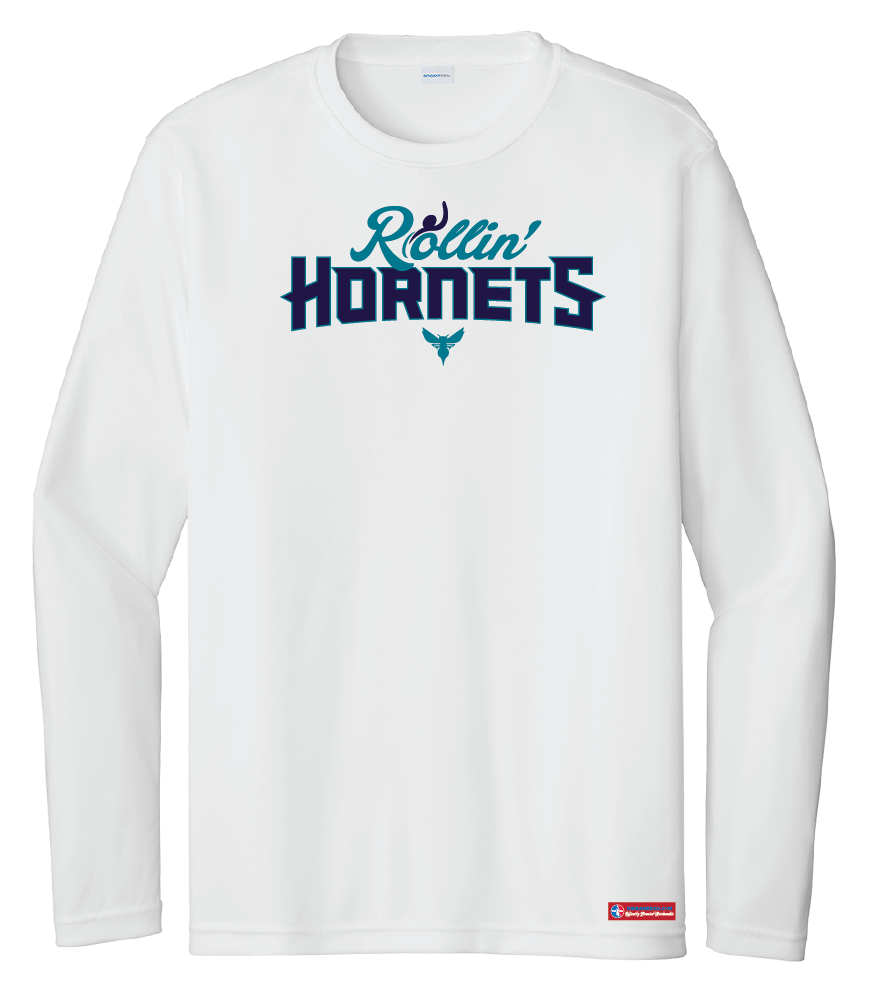 NWBA Officially Licensed - Rollin' Hornets - Men's - L/S T-Shirt - Performance