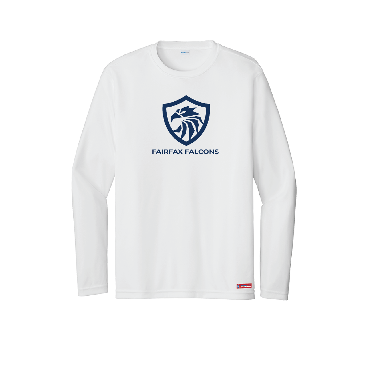 NWBA Officially Licensed - Fairfax Falcons - Youth L/S Performance T-Shirt