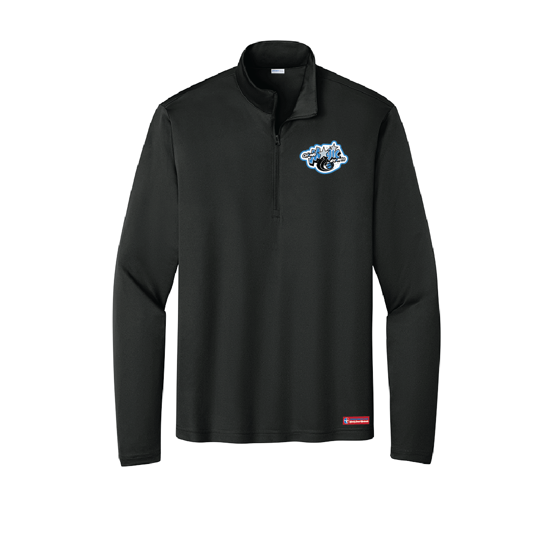 NWBA Officially Licensed - Orlando Magic Dreamers - Men's Performance 1/4 ZIP