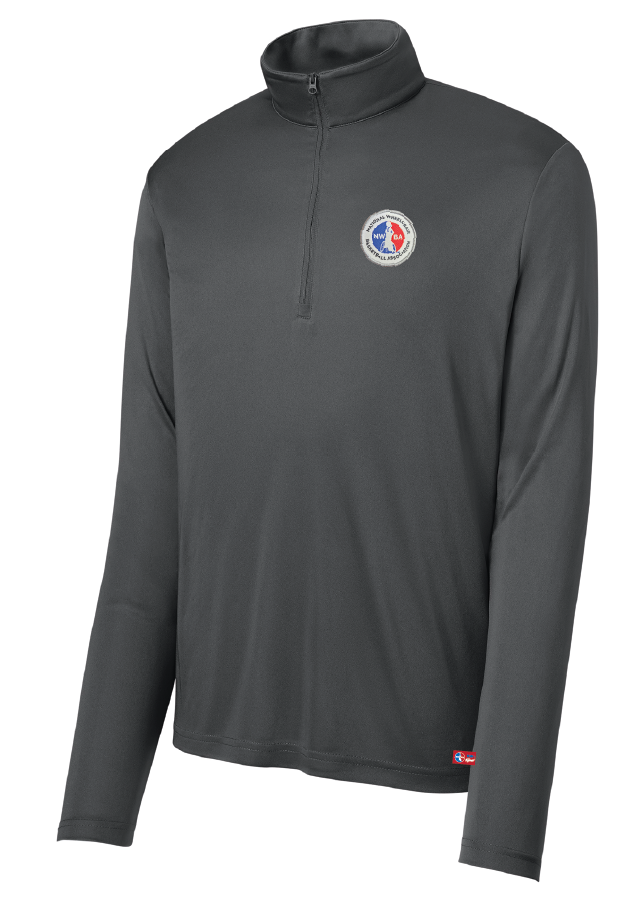 NWBA Officially Licensed - Woven Applique Medallion Men's 1/4 Zip