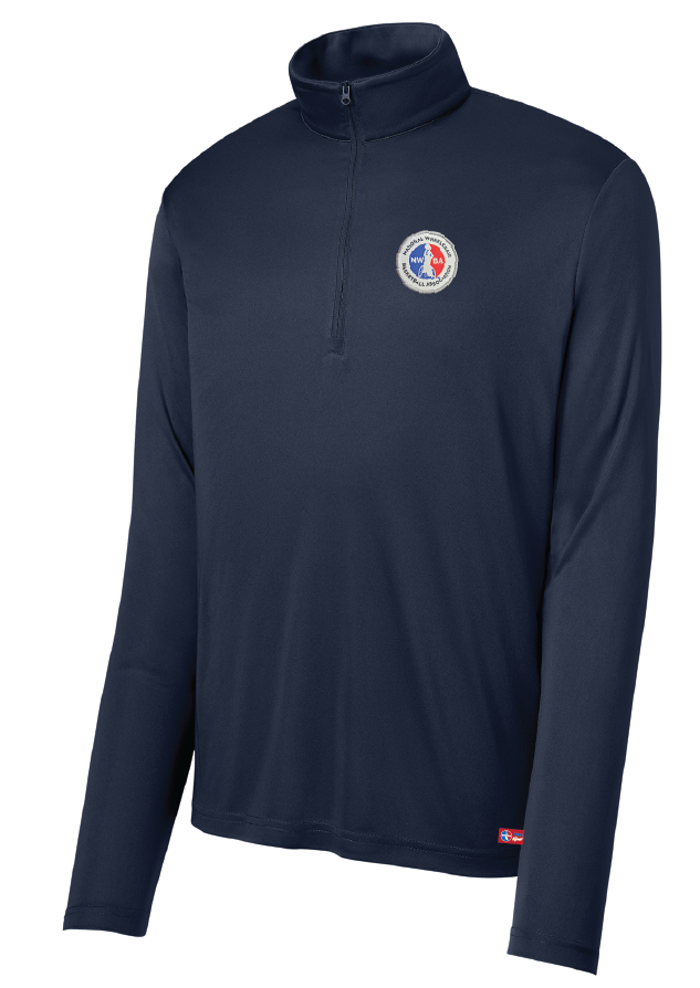 NWBA Officially Licensed - Woven Applique Medallion Men's 1/4 Zip