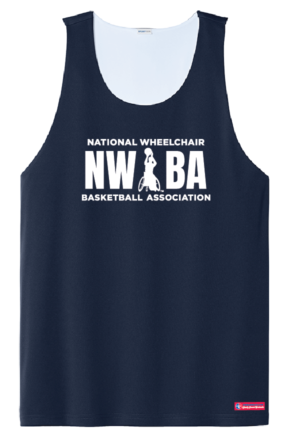 NWBA Officially Licensed - 3 Bars Reversible Practice Jersey