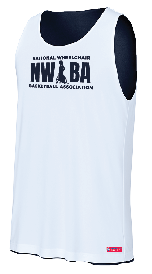 NWBA Officially Licensed - 3 Bars Reversible Practice Jersey