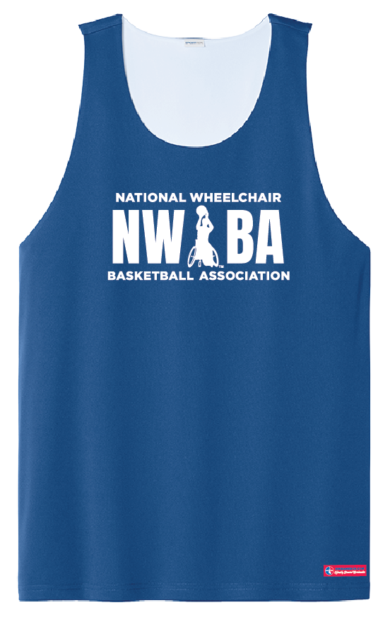 NWBA Officially Licensed - 3 Bars Reversible Practice Jersey