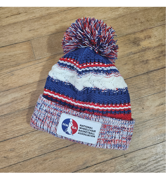 NWBA Officially Licensed:  "Pom Pom Team Beanie"