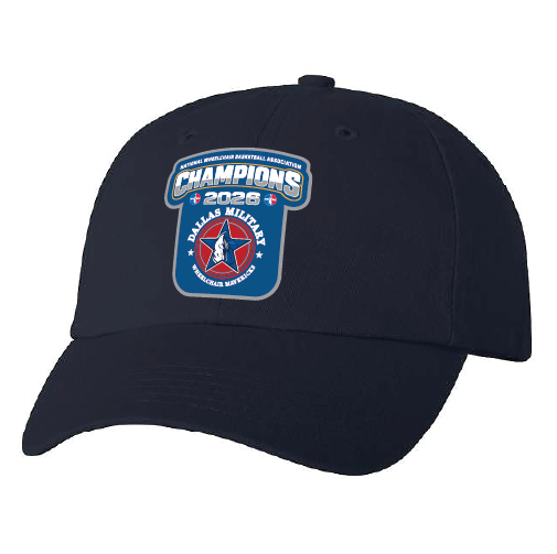 NWBA Officially Licensed – Dallas Military Wheelchair Mavericks – 2026 National Champions – Dad Style Cap – Woven Patch Edition