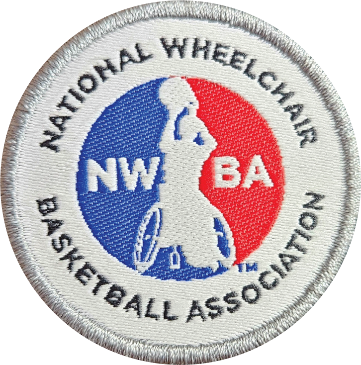 NWBA Officially Licensed: Full Medallion Woven Applique - Mens Paragon PA100 Polo