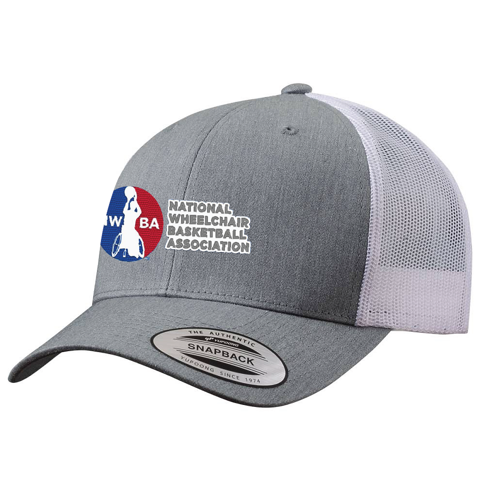 NWBA Officially Licensed - "FLEX HORIZONTAL" - TRUCKER STYLE CAP