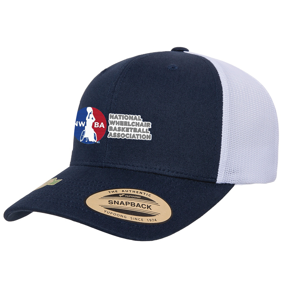 NWBA Officially Licensed - "FLEX HORIZONTAL" - TRUCKER STYLE CAP