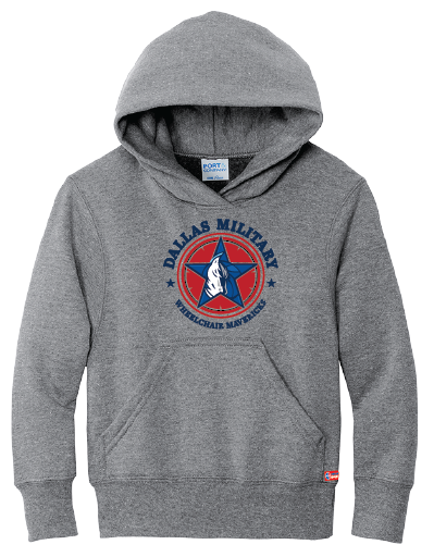 NWBA Officially Licensed - Dallas Military Wheelchair Mavericks - Youth - Hoodie