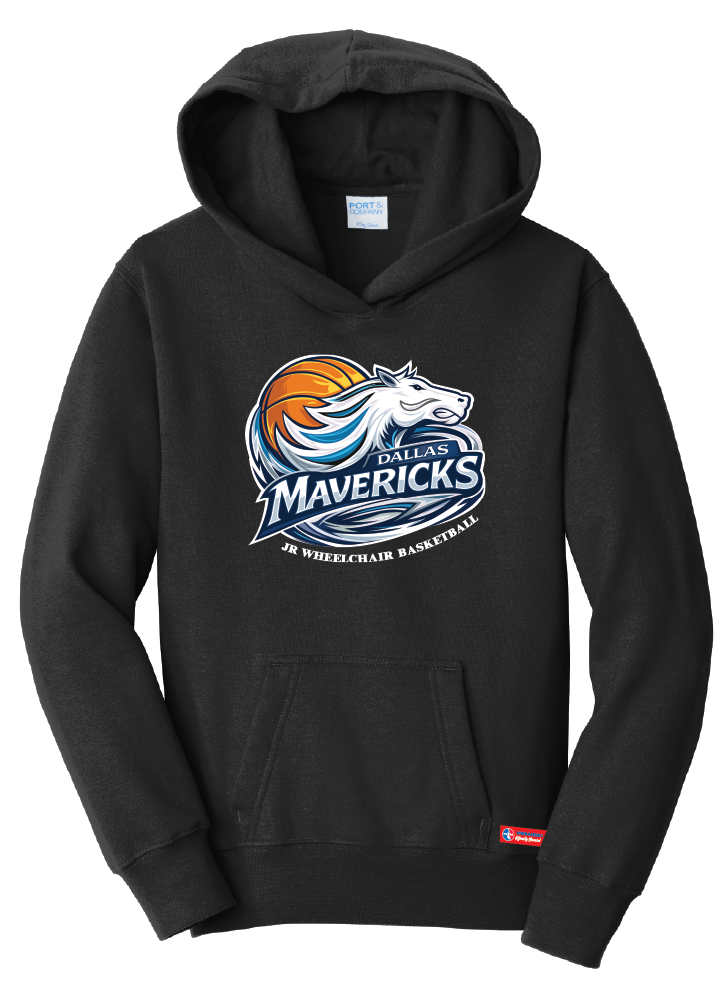 NWBA Officially Licensed - Dallas Jr Wheelchair Mavericks - Youth - Hoodie