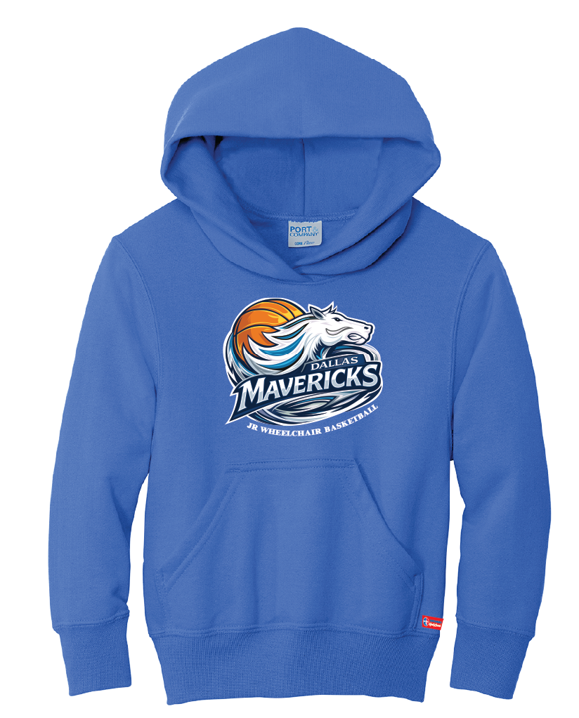 NWBA Officially Licensed - Dallas Jr Wheelchair Mavericks - Youth - Hoodie