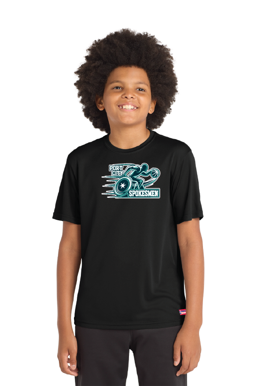 NWBA Officially Licensed - Port City Spokesmen - Youth Performance T-Shirt