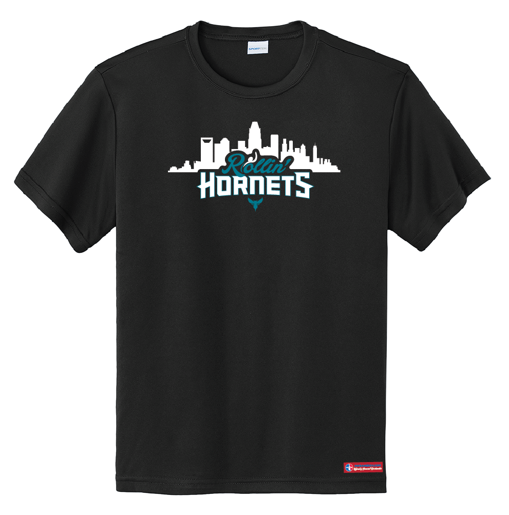 NWBA Officially Licensed - Rollin' Hornets - Youth - T-Shirt - Performance