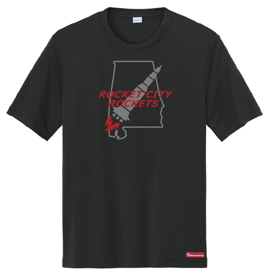 NWBA Officially Licensed - Rocket City Rockets - Youth - T-Shirt - Performance