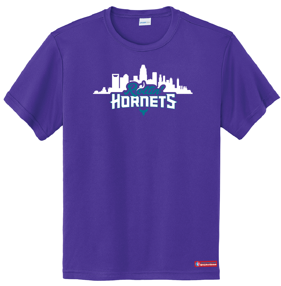 NWBA Officially Licensed - Rollin' Hornets - Youth - T-Shirt - Performance