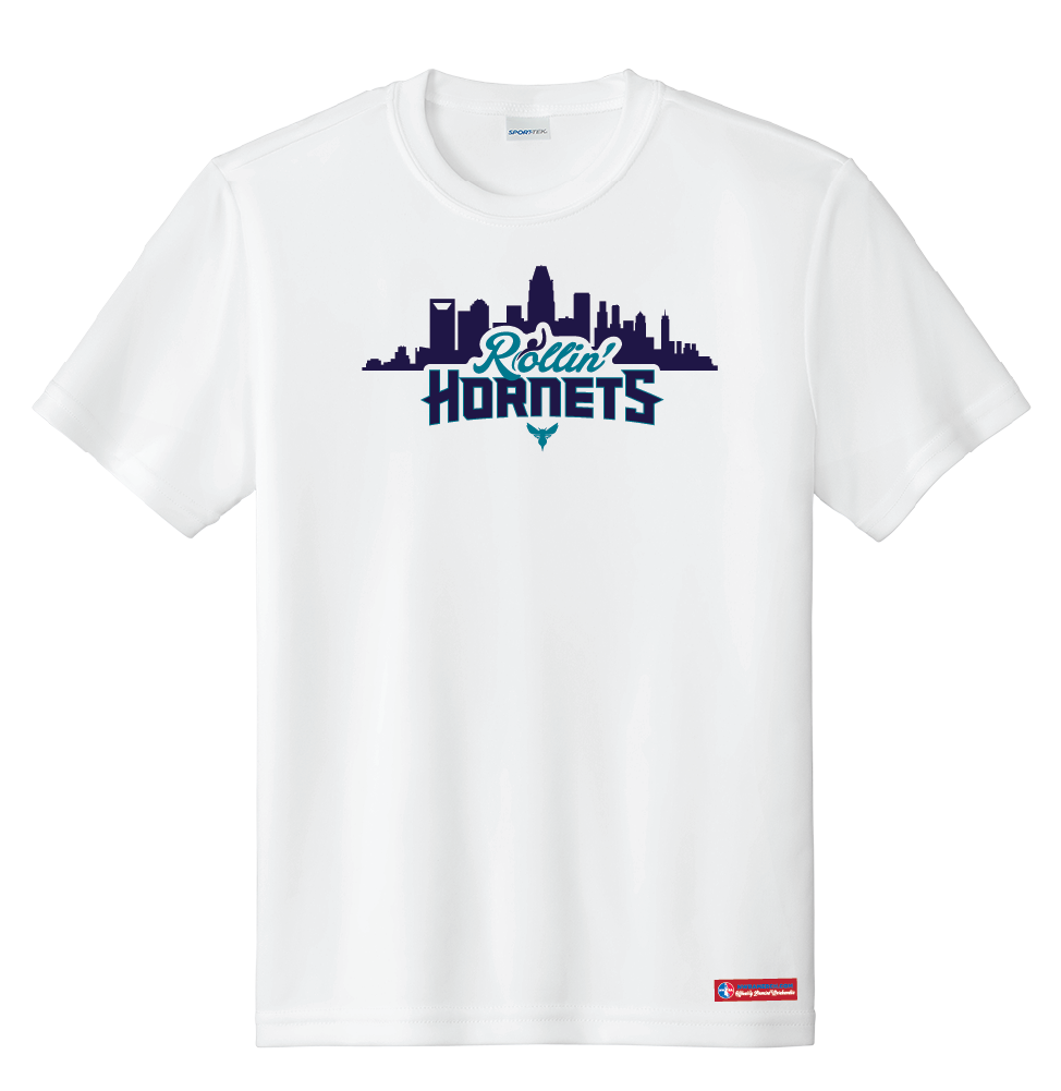 NWBA Officially Licensed - Rollin' Hornets - Youth - T-Shirt - Performance