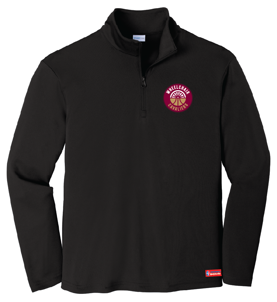 NWBA Officially Licensed - Cleveland Wheelchair Cavaliers - Youth Performance 1/4 ZIP