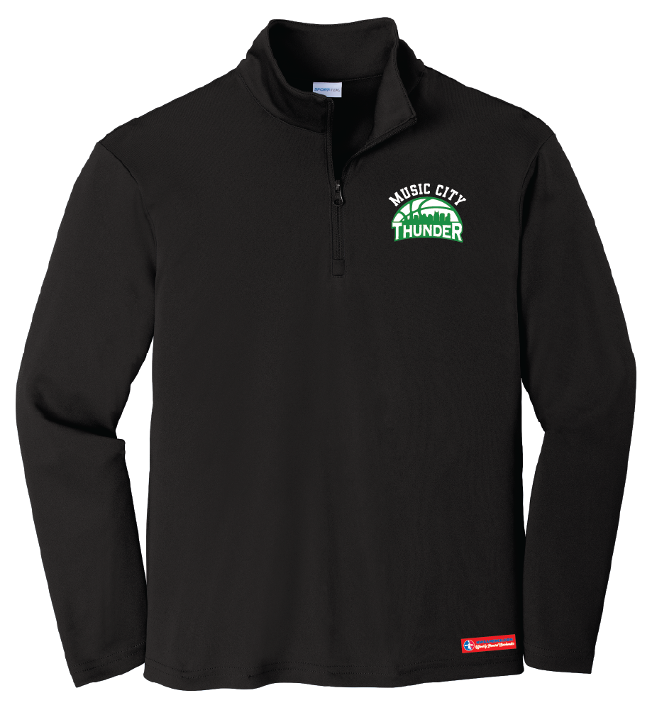 NWBA Officially Licensed - Music City Thunder - Youth Performance 1/4 ZIP