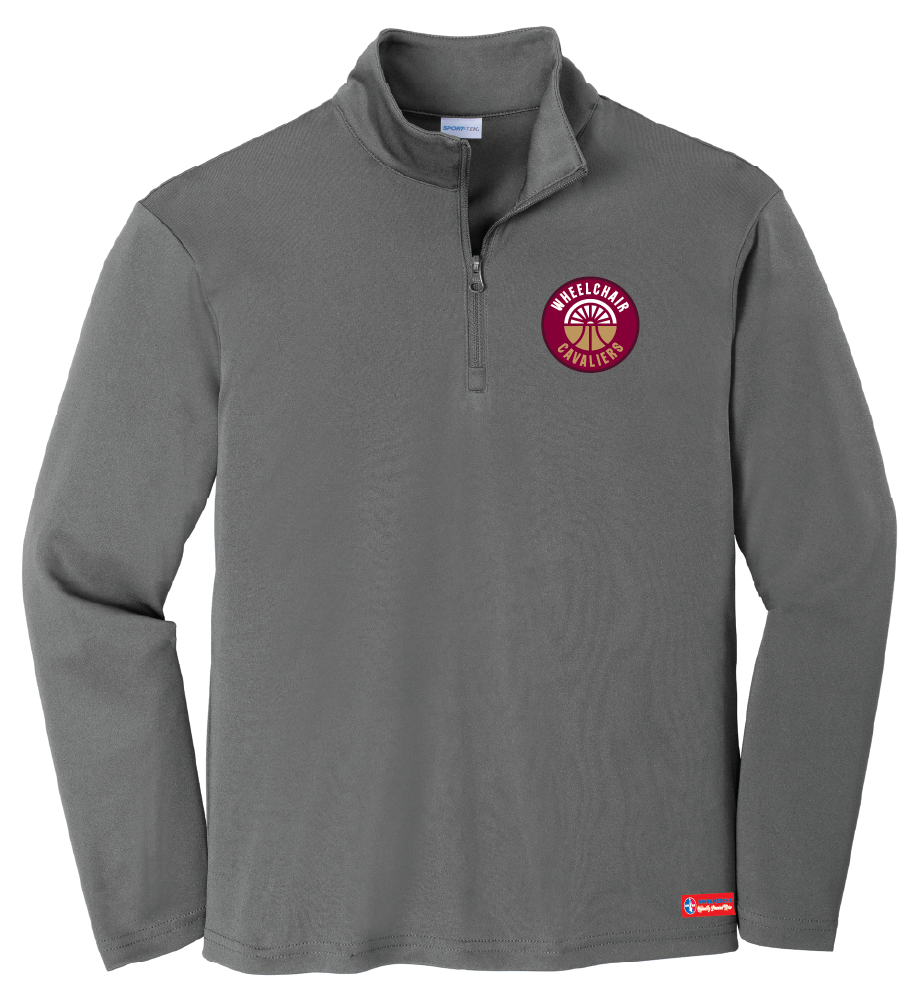 NWBA Officially Licensed - Cleveland Wheelchair Cavaliers - Youth Performance 1/4 ZIP