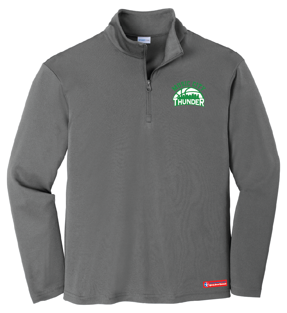 NWBA Officially Licensed - Music City Thunder - Youth Performance 1/4 ZIP